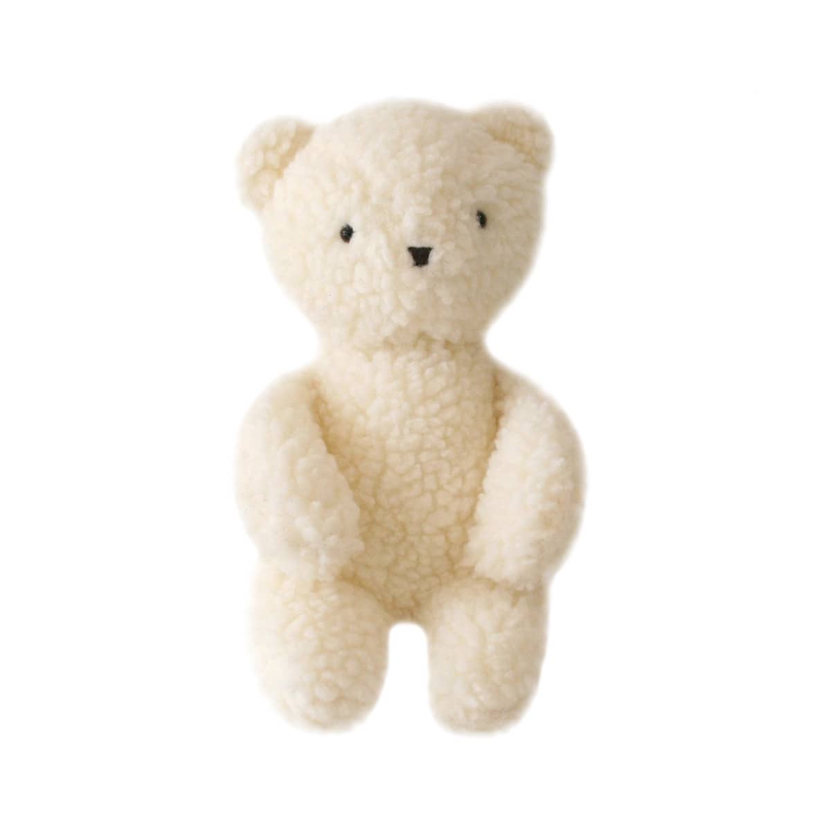 Alimrose Charlie Sherpa Baby Bear - Ivory