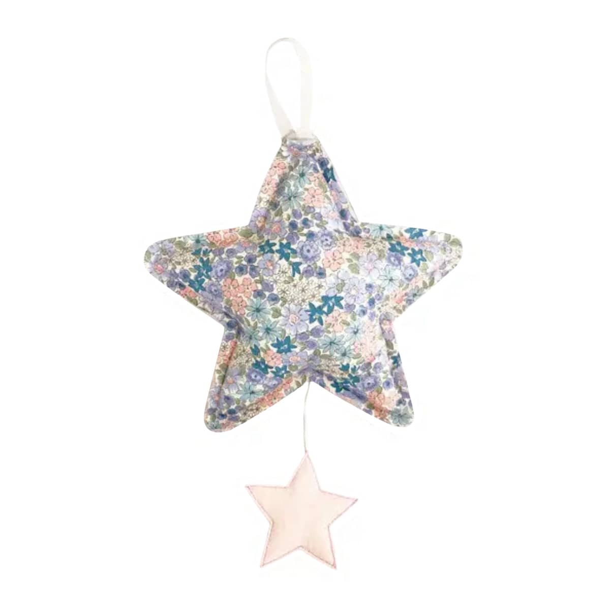 Alimrose Star Musical - 'Let it Be' - Pink Linen and Liberty Blue