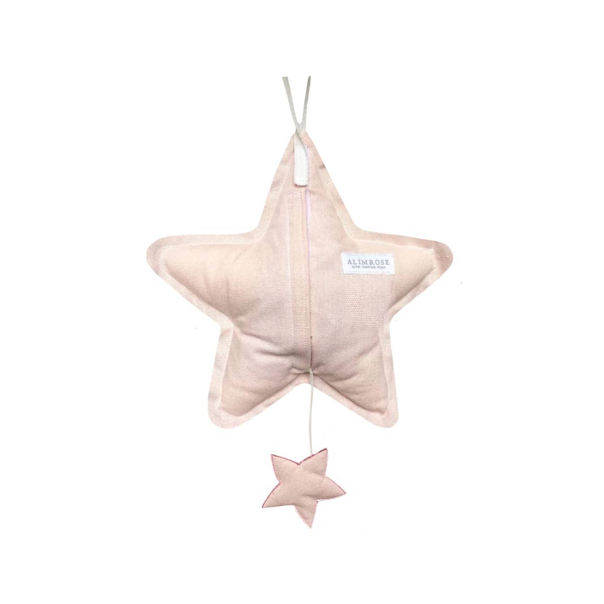 Alimrose Star Musical - 'Let it Be' - Pink Linen and Liberty Blue