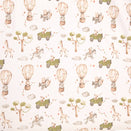 All4Ella Organic Fitted Jersey Cot Sheet - Monkey Carnival