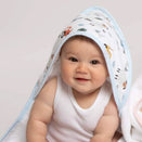 All4Ella Organic Hooded Towel - Barnyard