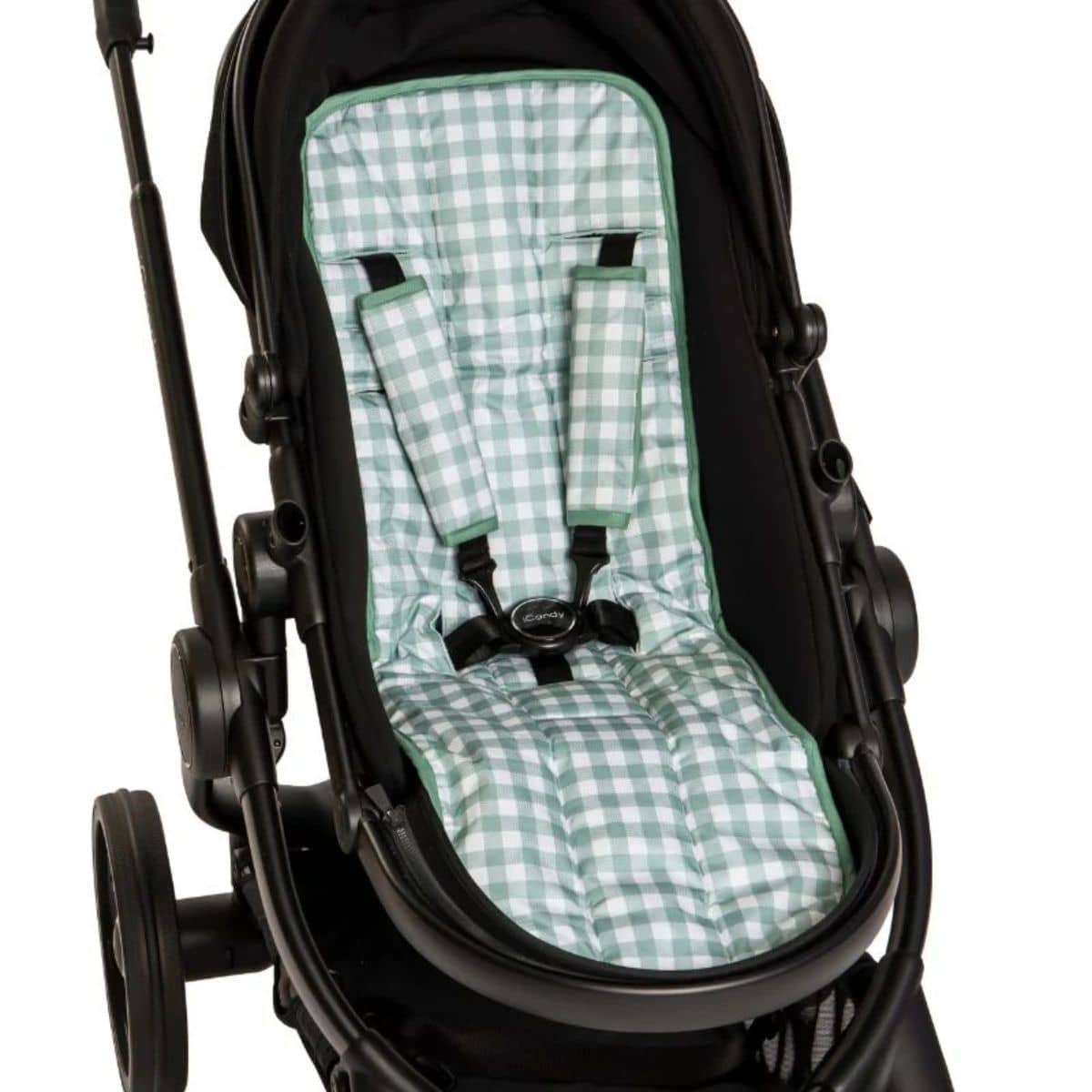 All4Ella Universal Pram Liner - Gingham Sage