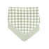 All4Ella Reversible Bandana Bibs 2pk - Gingham Sage