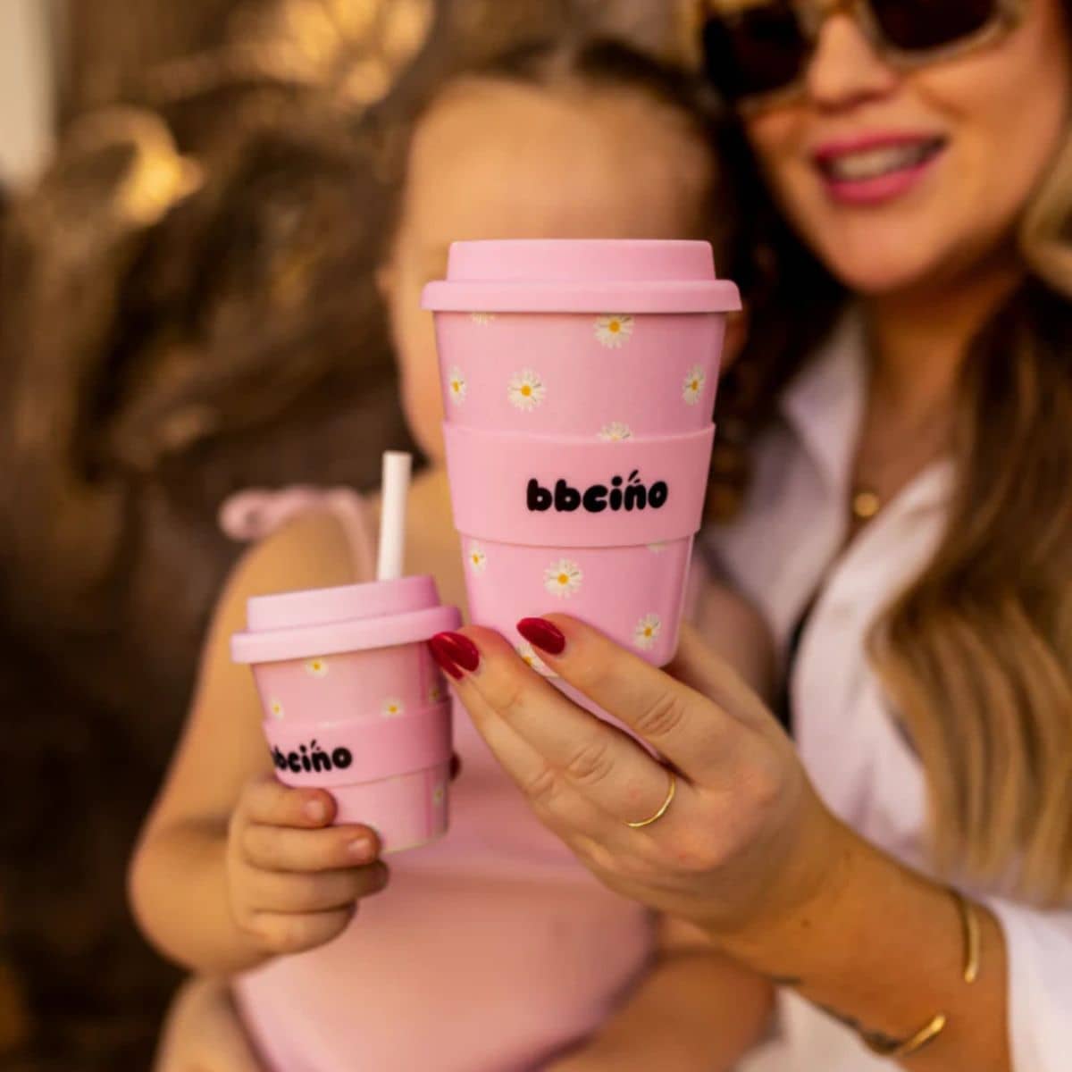 BBcino Reusable Cup - 350ml BiggieCino - Daisy Baby