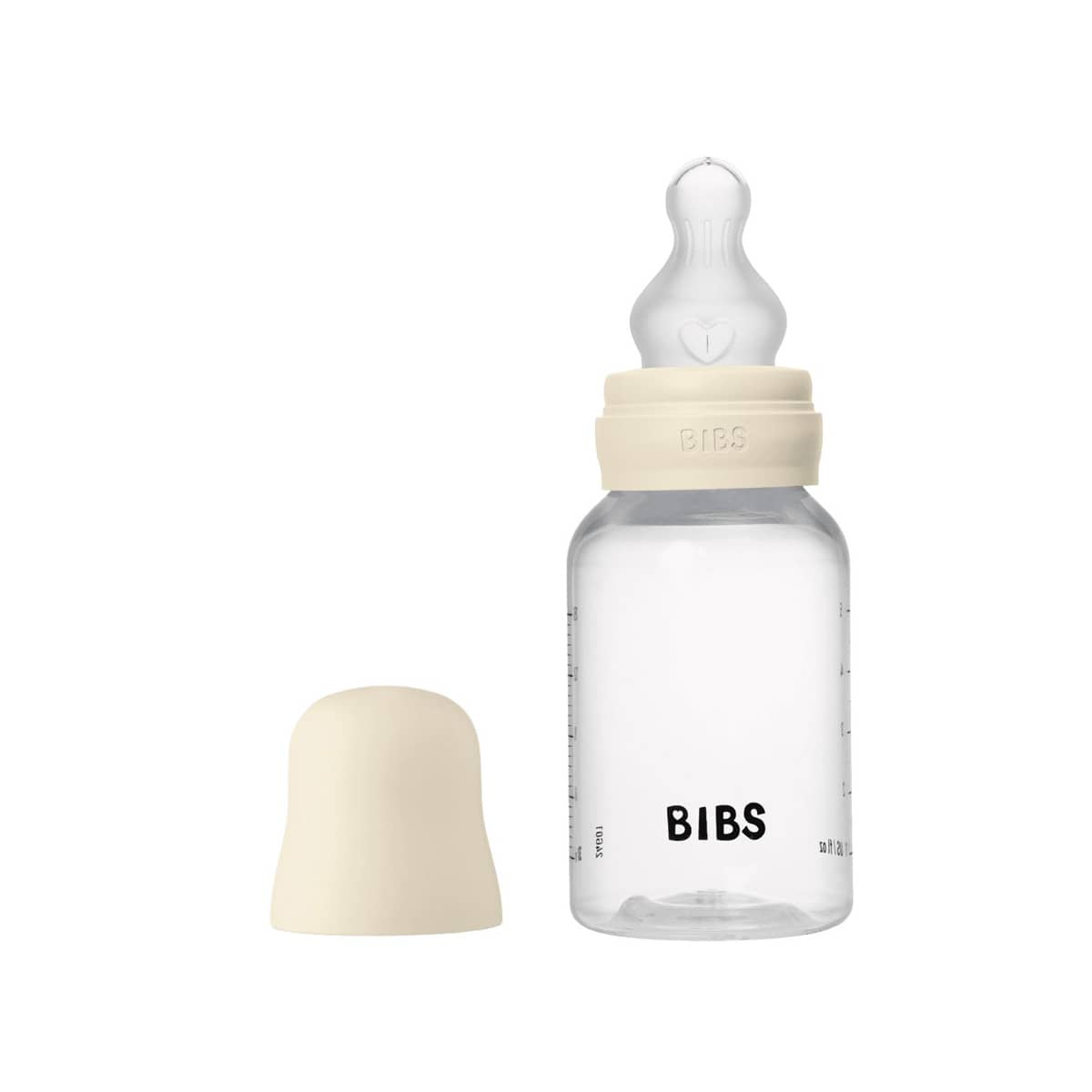 BIBS Baby PP Bottle - Silicone Teat - 150ml - Ivory