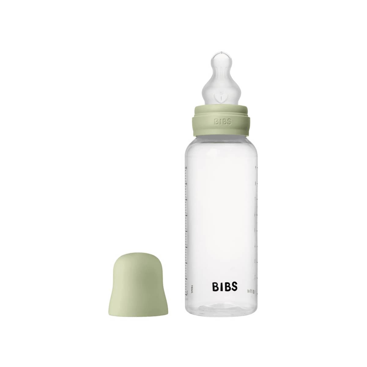 BIBS Baby PP Bottle - Silicone Teat - 270ml - Sage