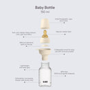 BIBS Baby PP Bottle - Latex Teat - 150ml