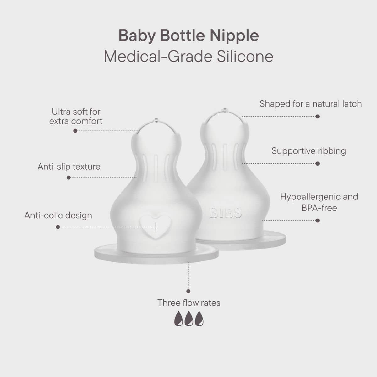 BIBS Baby PP Bottle - Silicone Teats