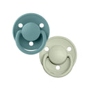 BIBS De Lux Dummies - Round | One Size | Silicone - Island Sea Sage