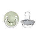 BIBS De Lux Dummies - Round | One Size | Silicone Night - Sage Cloud