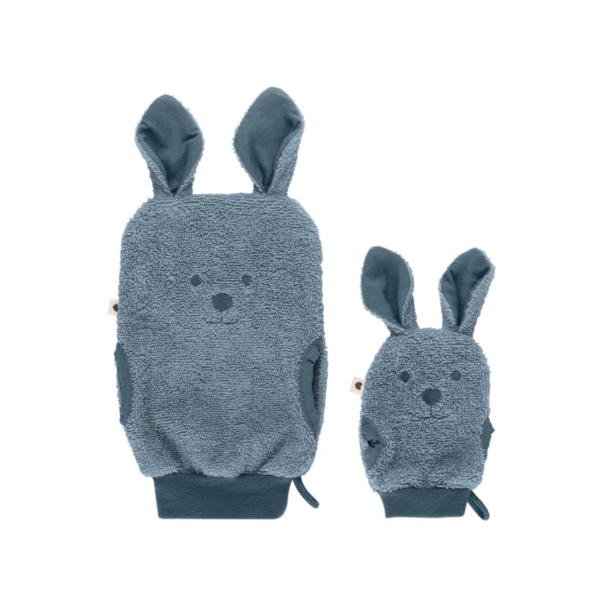 BIBS Kangaroo Washcloth Set - Petrol