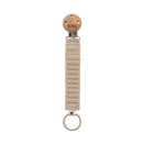 BIBS Knitted Pacifier Clip - Vanilla