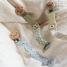 BIBS Paci Braid Pacifier Clip