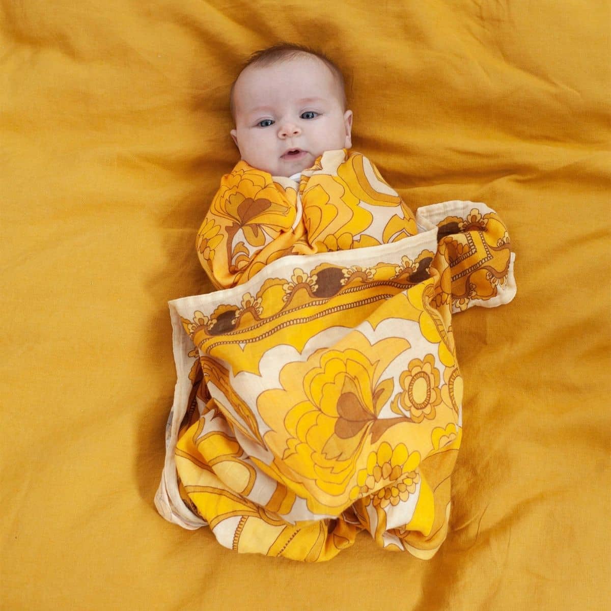 Banabae Bamboo / Organic Cotton Swaddle - Golden Child