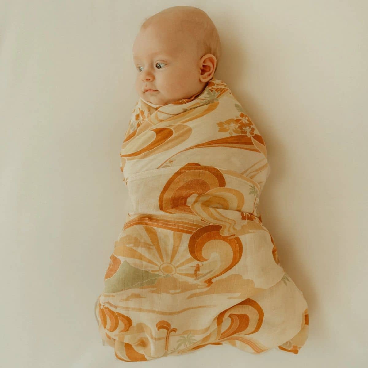 Banabae Bamboo / Organic Cotton Swaddle - Rainbow Slider