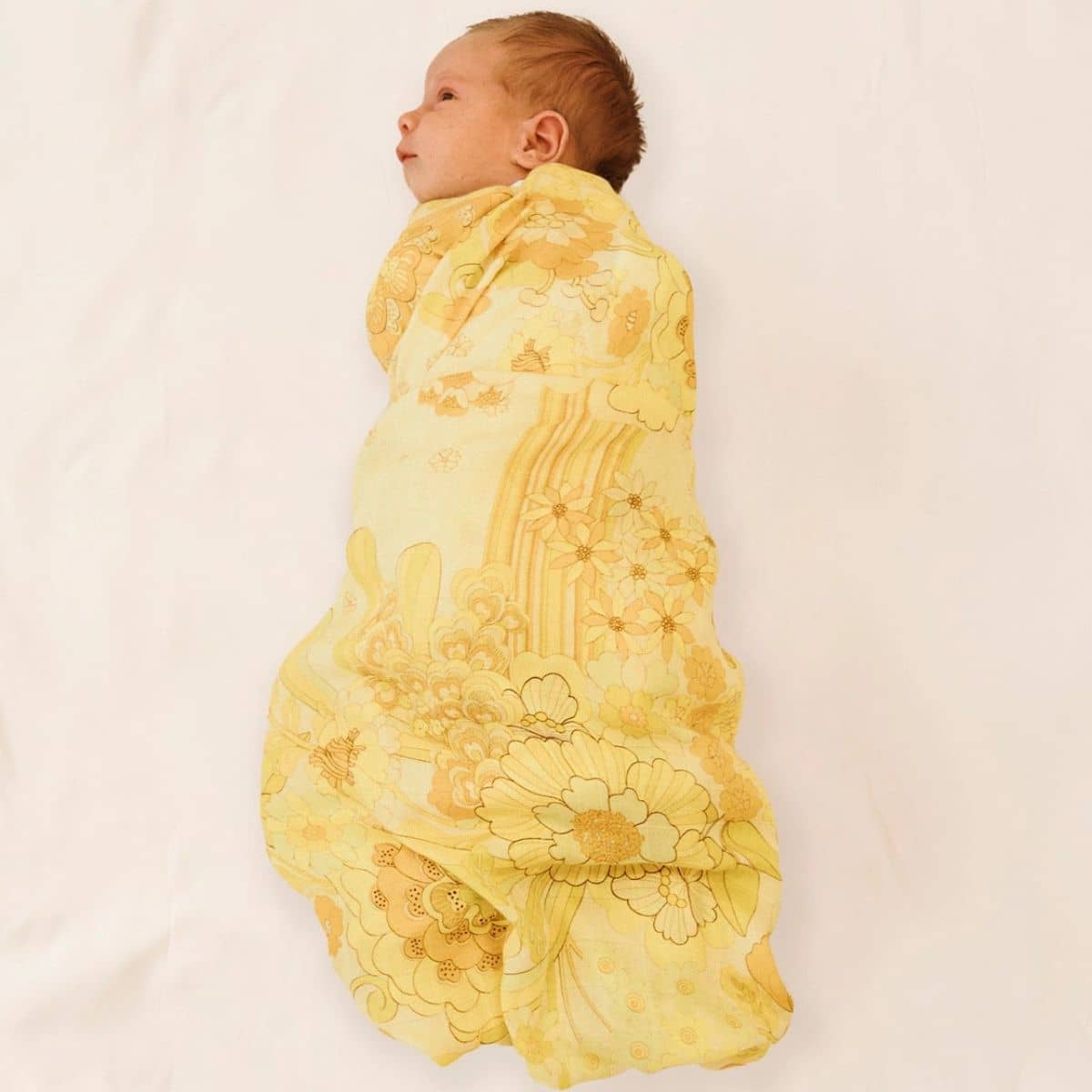 Banabae Bamboo / Organic Cotton Swaddle - Summer Bloom