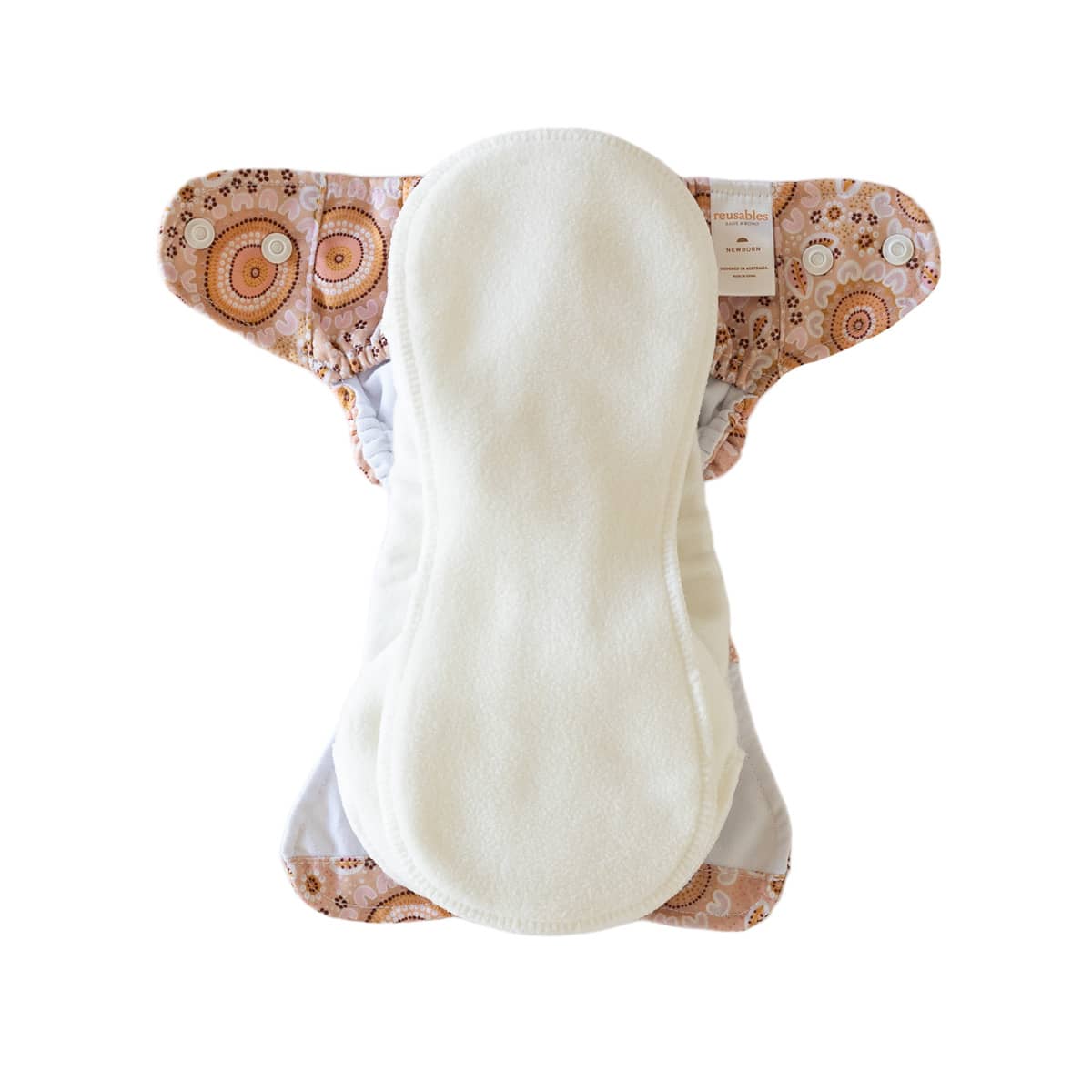 Bare and Boho Soft Cover Nappy 2.0 - Newborn - Springflow