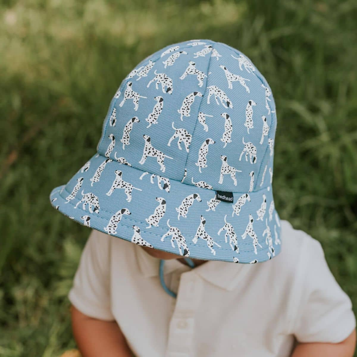 Bedhead Baby Bucket Hat with Strap - Limited Edition - Dalmatian