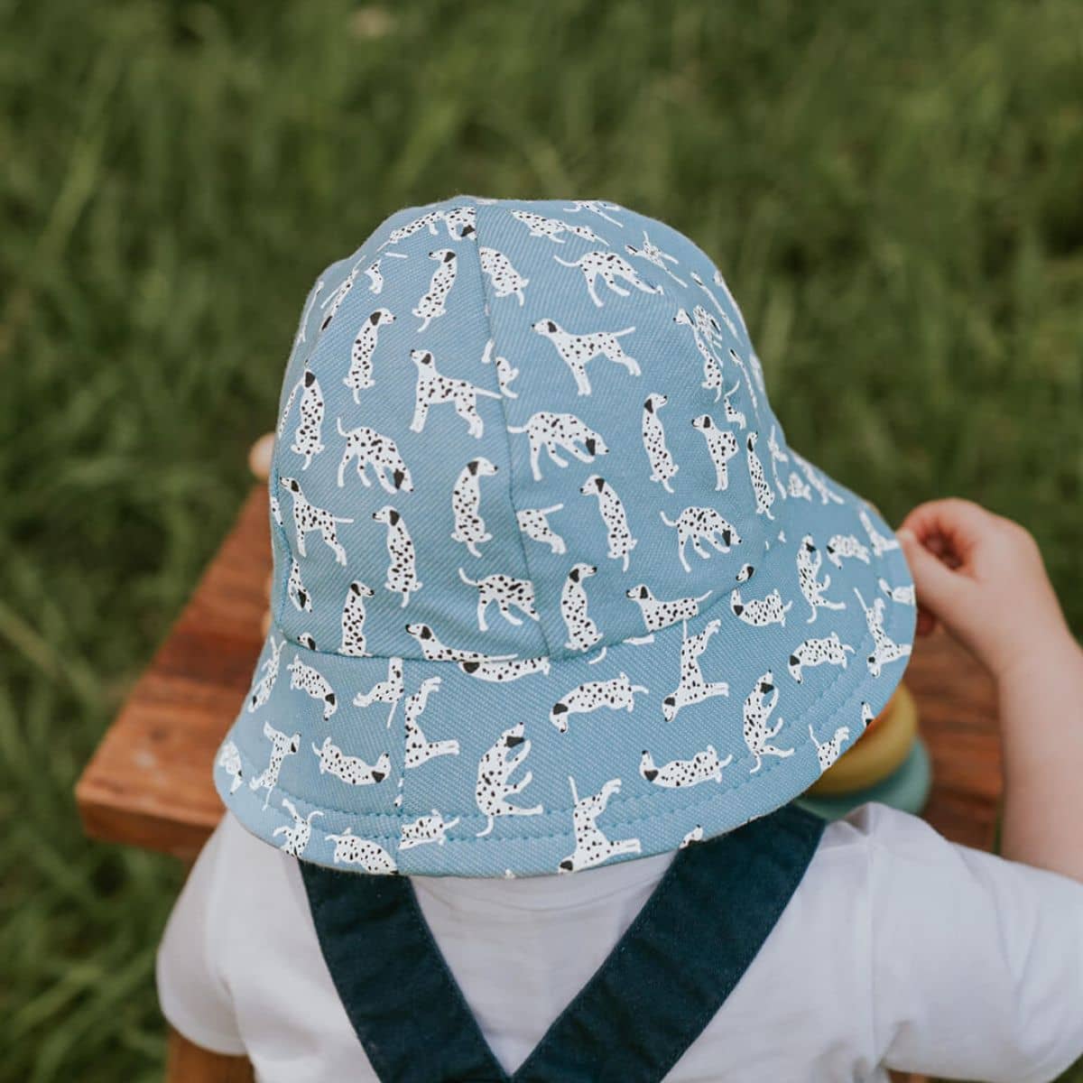 Bedhead Baby Bucket Hat with Strap - Limited Edition - Dalmatian