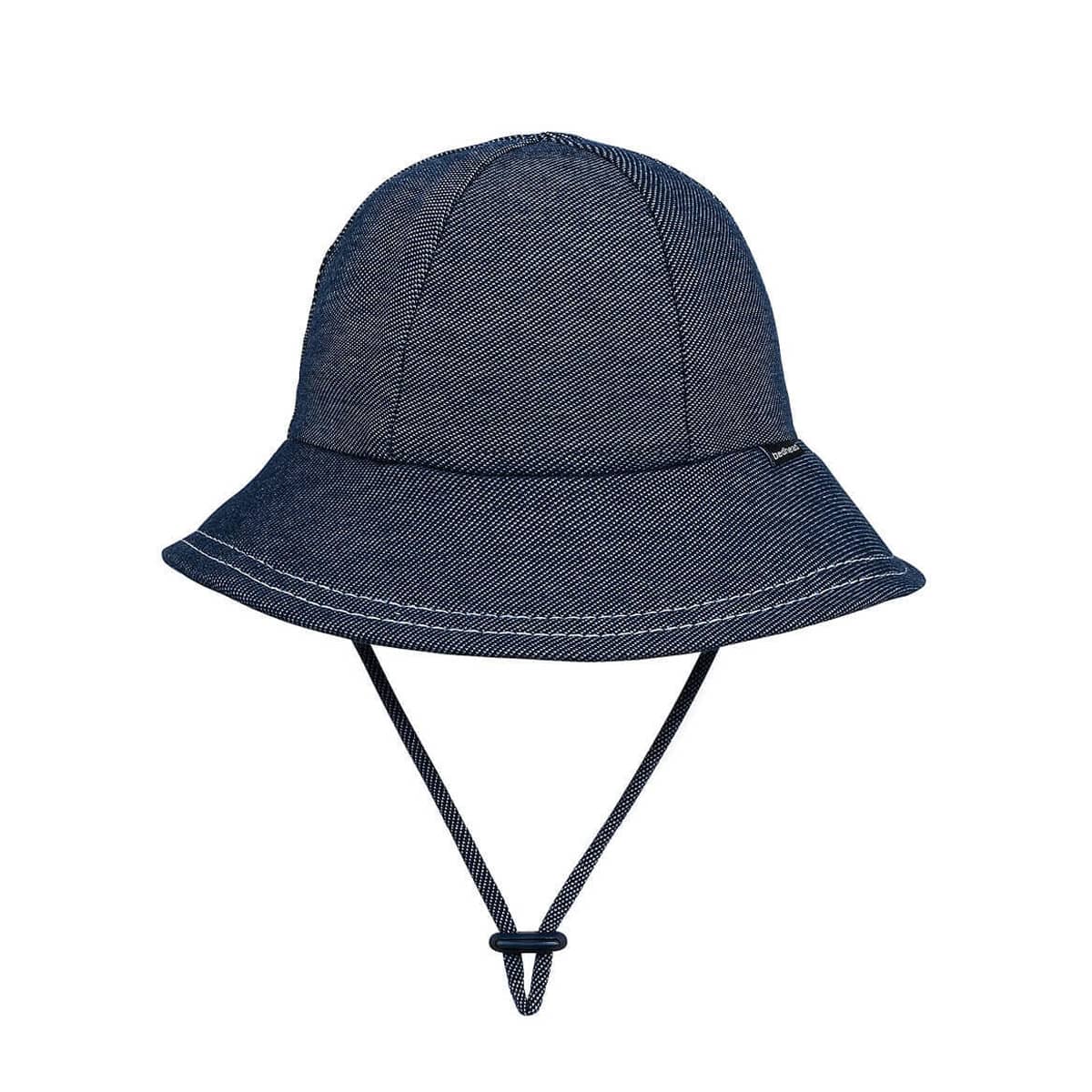 Bedhead Baby Bucket Hat with Strap - Denim