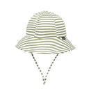 Bedhead Baby Bucket Hat with Strap - Limited Edition - Khaki Stripe