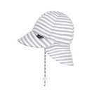 Bedhead Legionnaire Hat with Strap - Limited Edition - Grey Marle Stripe