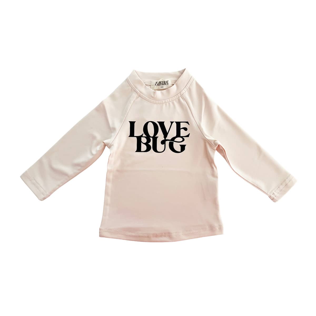 Bencer & Hazelnut Long Sleeve Rashie - Love Bug - Oatmeal