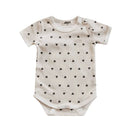 Bencer & Hazelnut Short Sleeve Bodysuit - Hearts