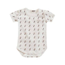 Bencer & Hazelnut Short Sleeve Bodysuit - Love Bug Pattern