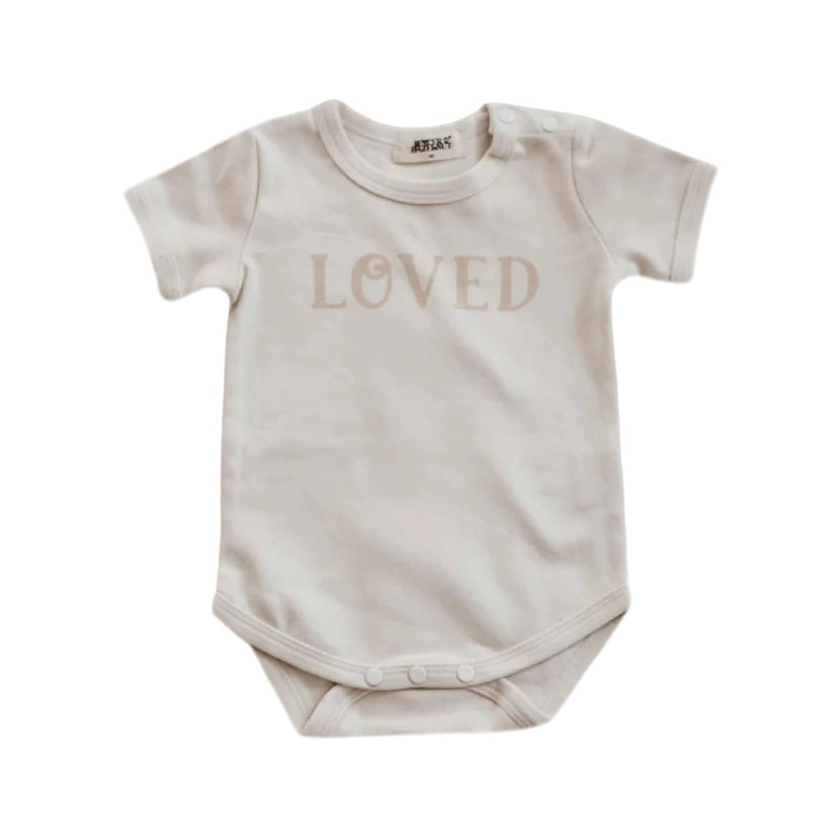 Bencer & Hazelnut Short Sleeve Bodysuit - Loved