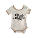 Bencer & Hazelnut Short Sleeve Bodysuit - Pure Magic - Hazelnut