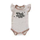 Bencer & Hazelnut Short Sleeve Bodysuit - Pure Magic - Mushroom