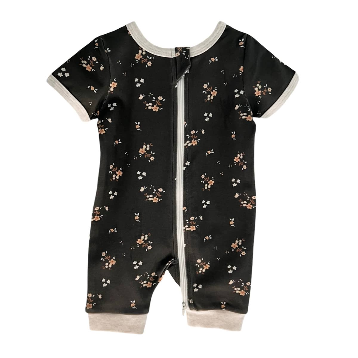 Bencer & Hazelnut Summer Zipsuit Romper - Ada Black