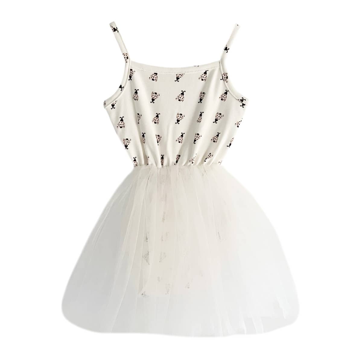 Bencer & Hazelnut Tutu/Bodysuit Dress - Love Bug