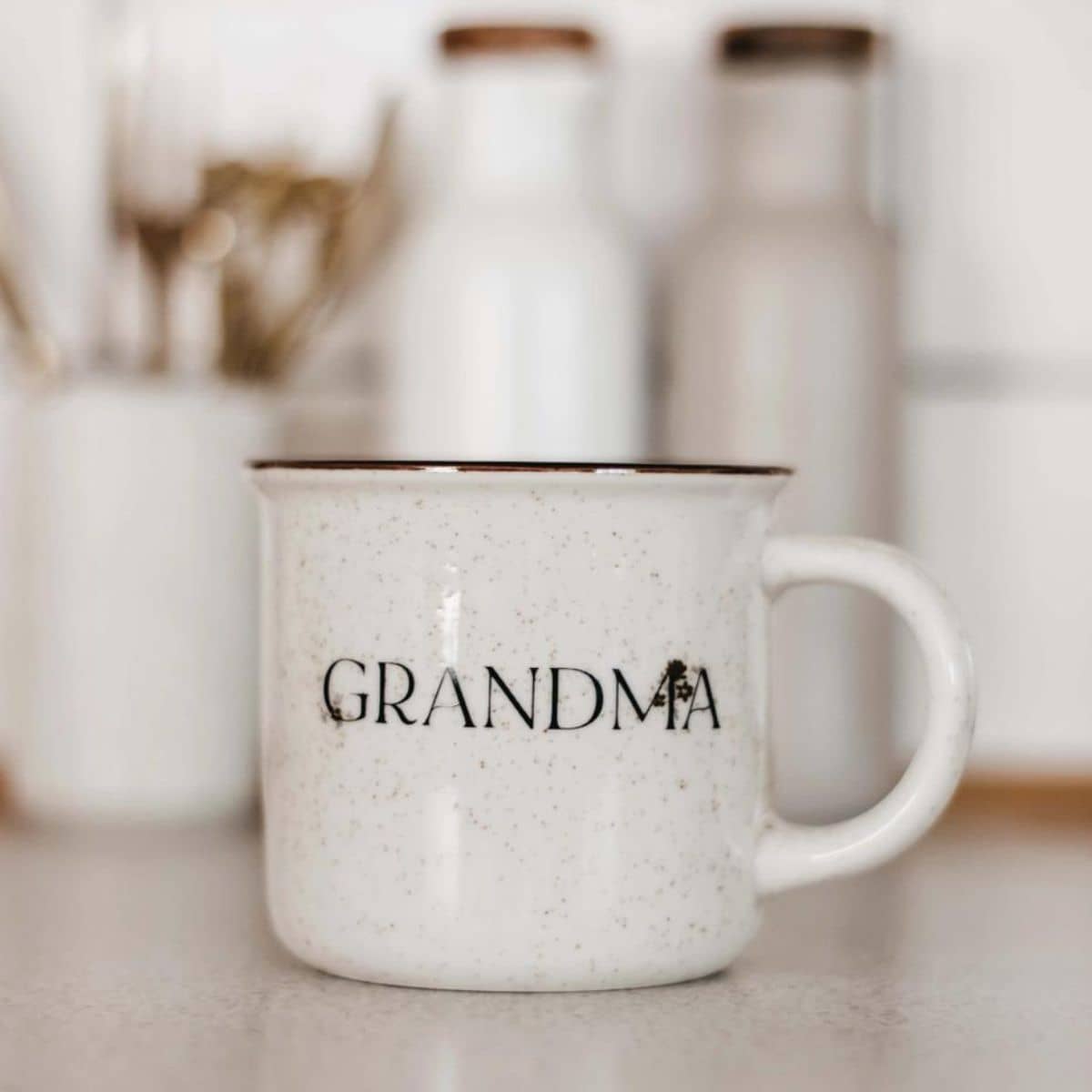 Bencer & Hazelnut Secret Garden Ceramic Mug - Grandma