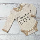 Bencer & Hazelnut Long Sleeve Bodysuit - Mama's Boy