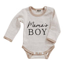 Bencer & Hazelnut Long Sleeve Bodysuit - Mama's Boy