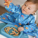 Bibetta Wipeezee XL Coverall Bib - Turquoise Sea Creatures