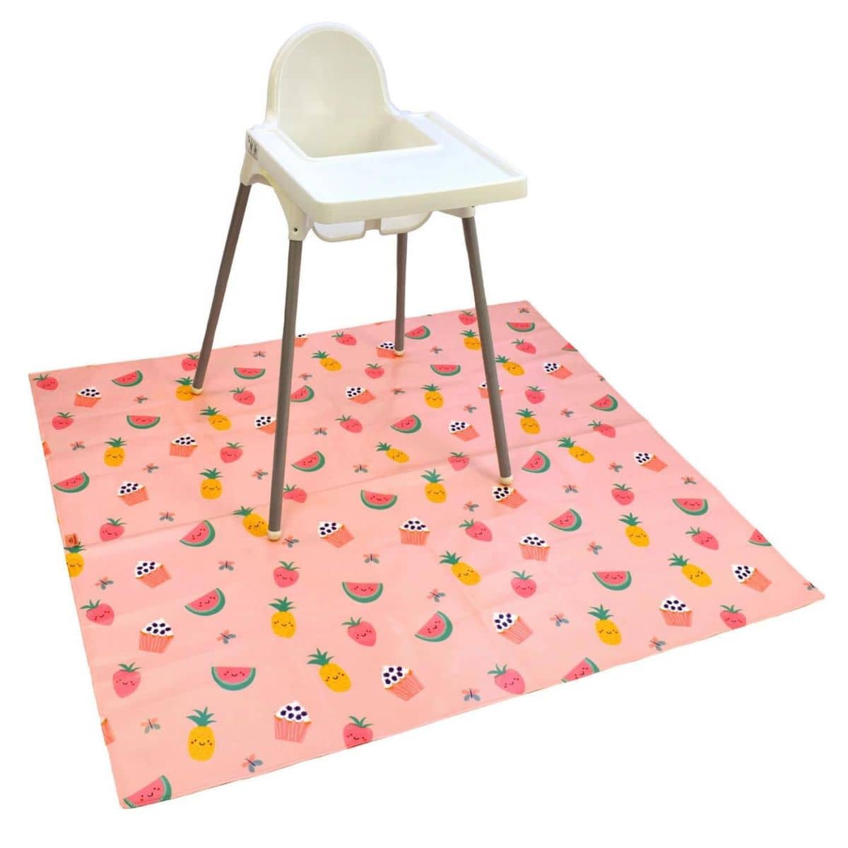 Bibetta Wipeezee XL Splash Mat - Pink Yummy Treats