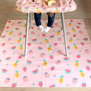 Bibetta Wipeezee XL Splash Mat - Pink Yummy Treats