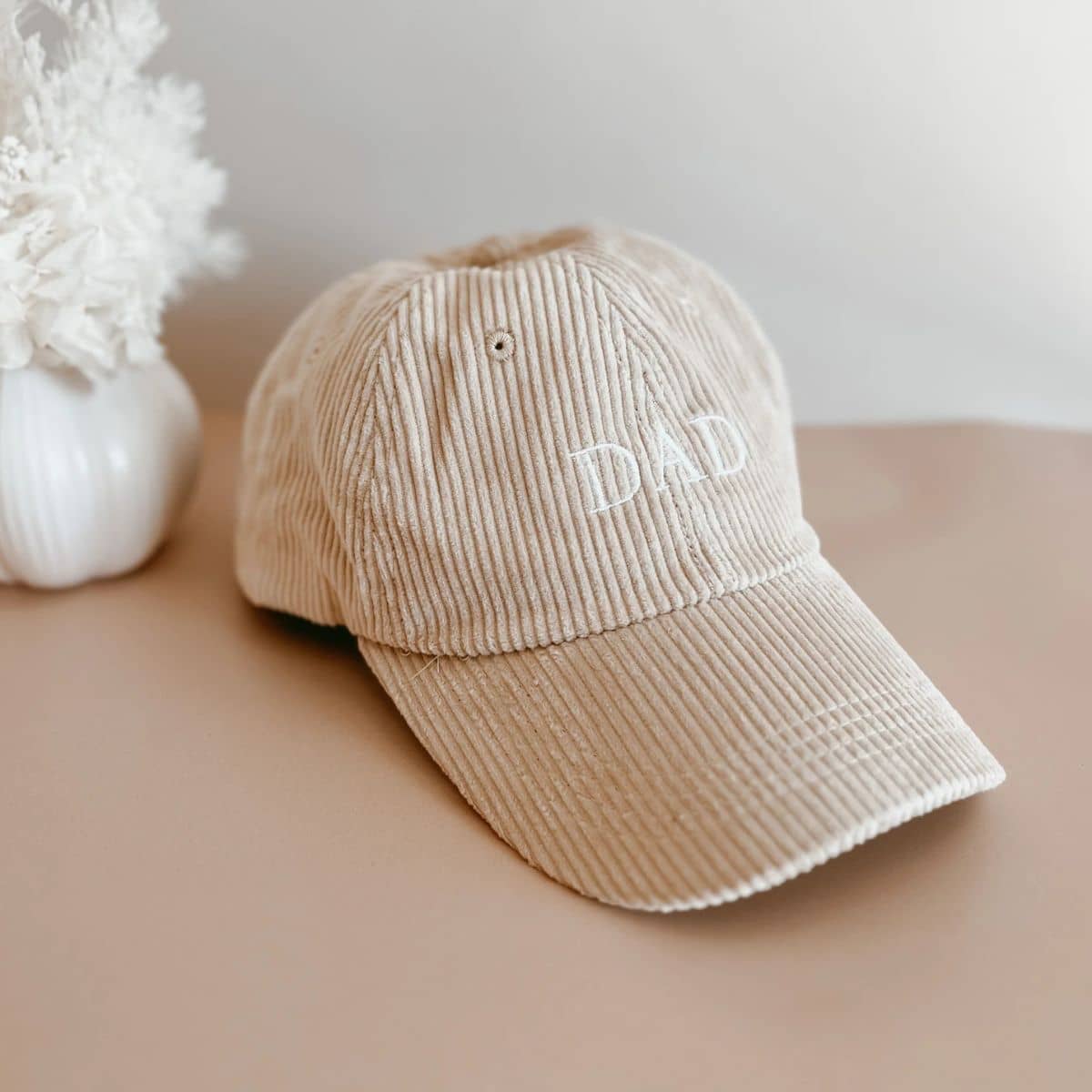 Blossom & Pear Corduroy Curve Brim Cap - Dad