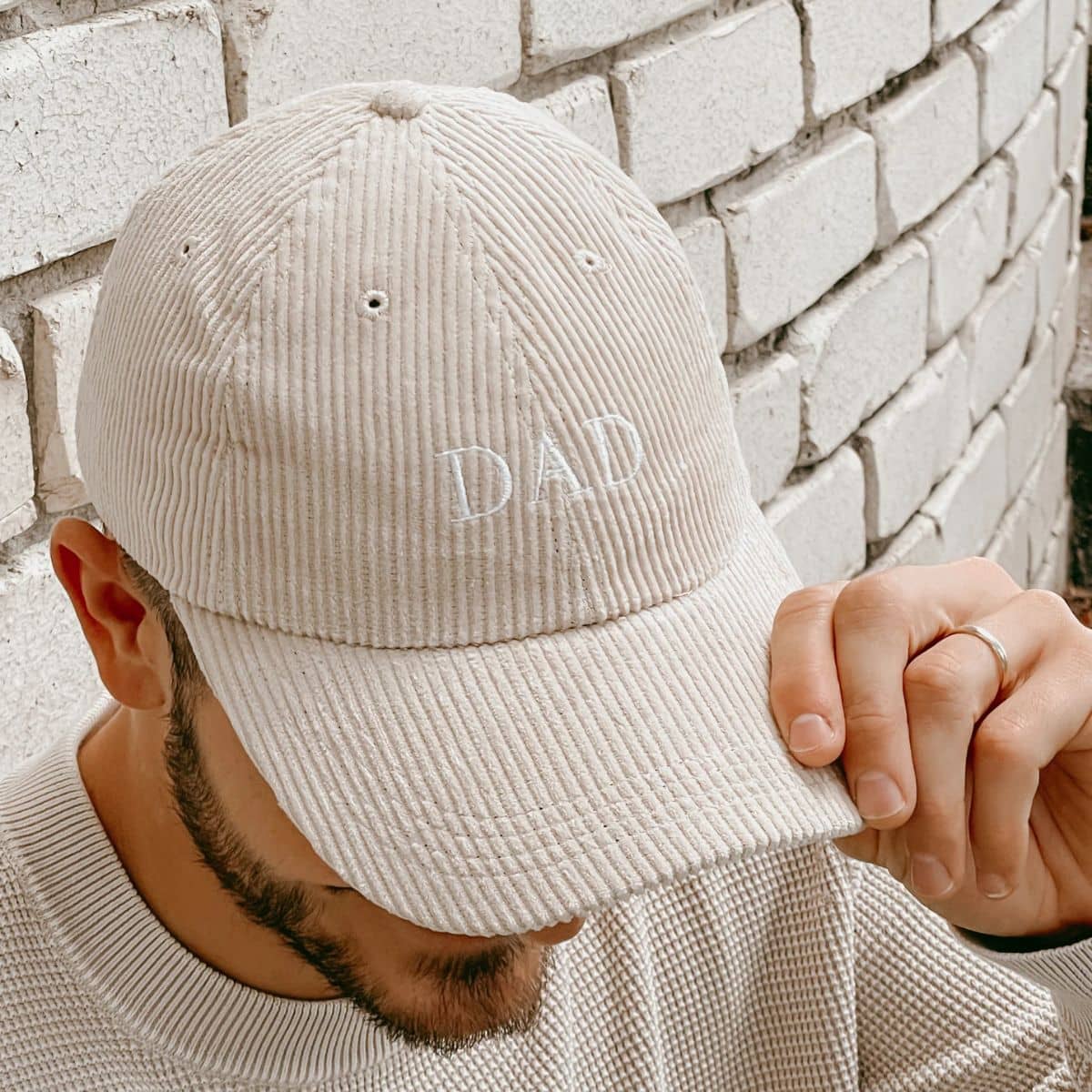 Blossom & Pear Corduroy Curve Brim Cap - Dad