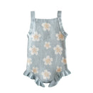 Blossom & Pear Knit Playsuit - Blue Daisy