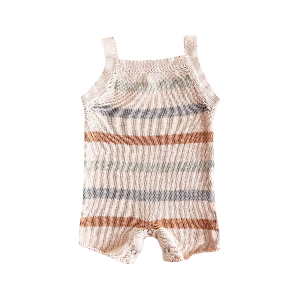 Blossom & Pear Knit Playsuit - Dune