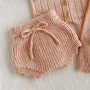 Blossom & Pear Mini Knit Shorties - Pink Lemonade - Scallop