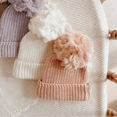 Blossom & Pear Mini Knit Beanie - Pink Lemonade