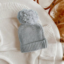 Blossom & Pear Mini Knit Beanie - Powder Blue