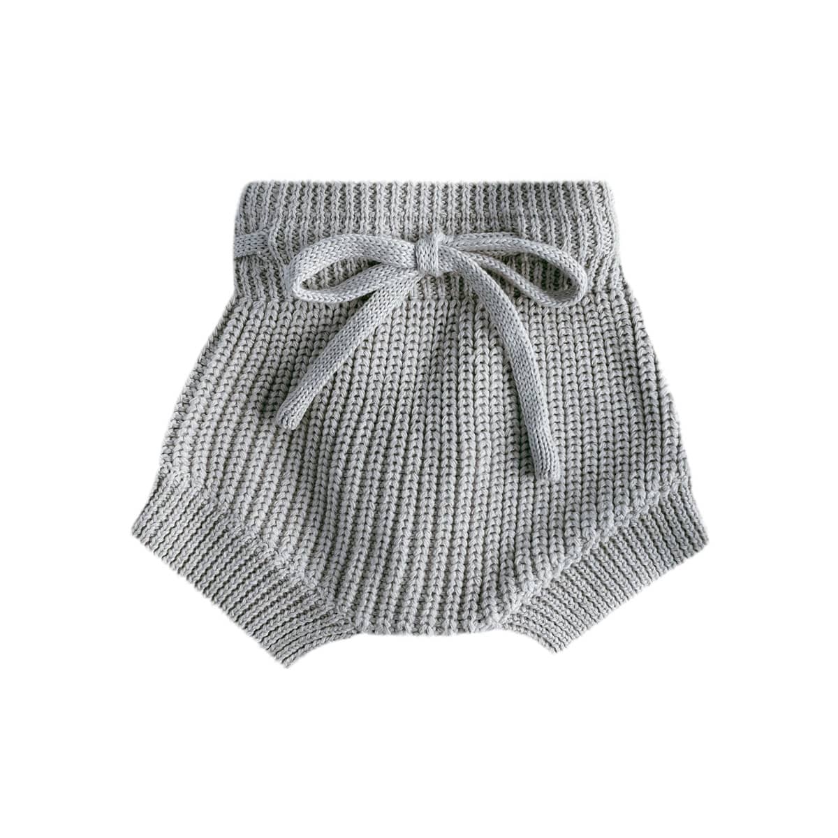 Blossom & Pear Mini Knit Shorties - Powder Blue