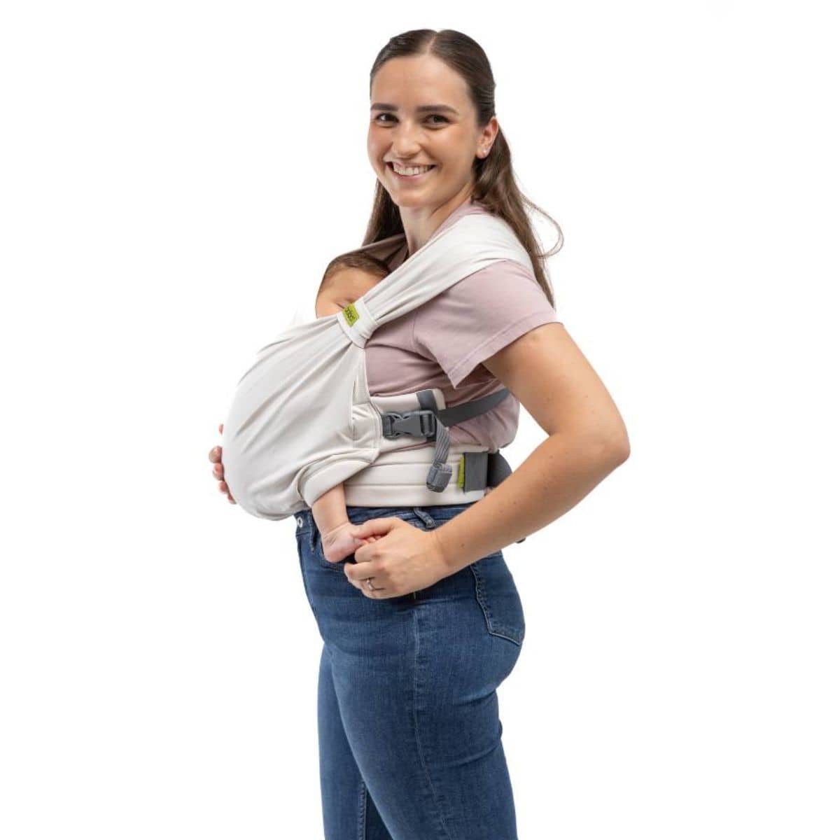 Boba Bliss Buckled Wrap Carrier v2 - Organic Stone