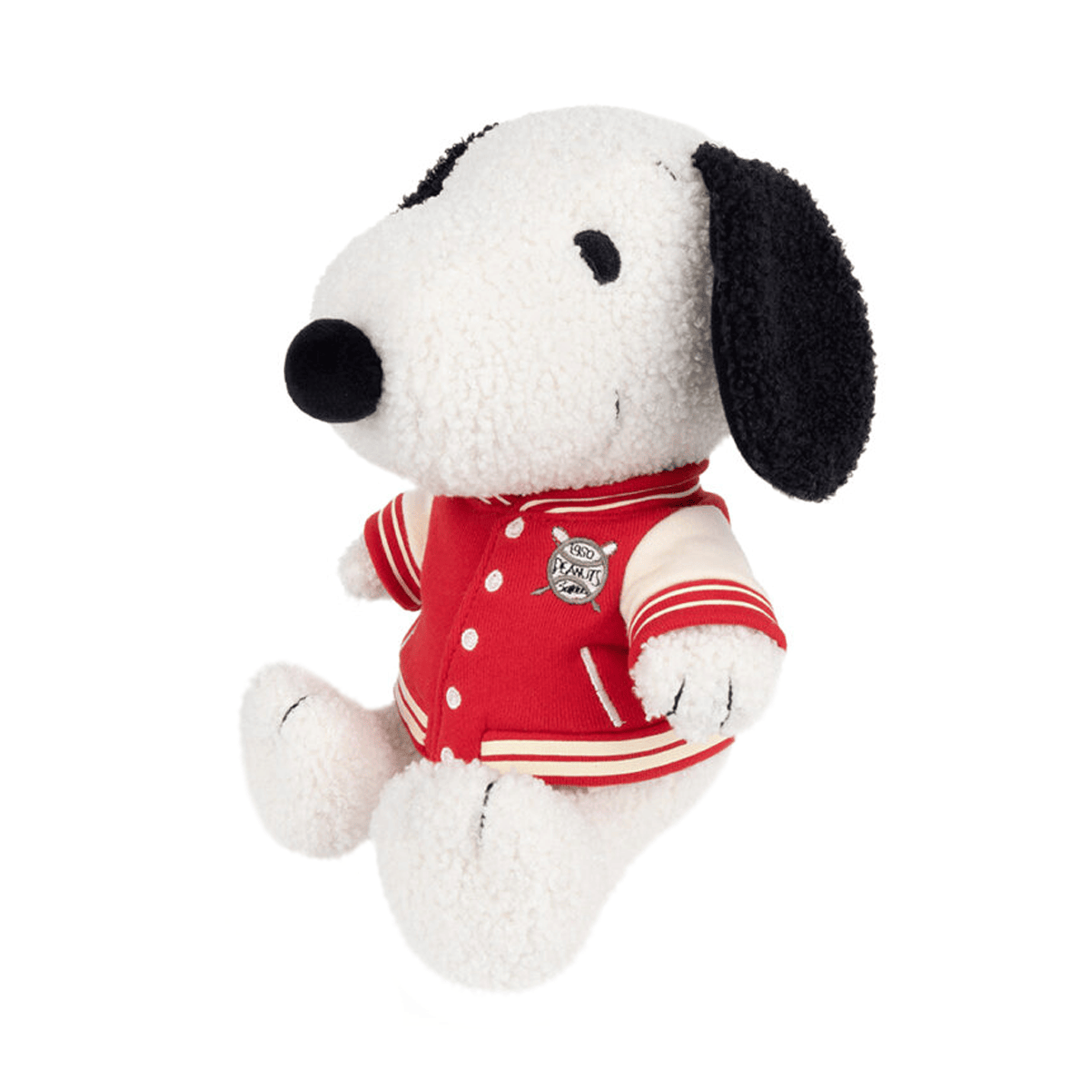 Bon Bon Toys Snoopy Sitting with Varsity Jacket Plush Toy